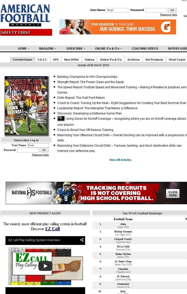 American Football Monthly