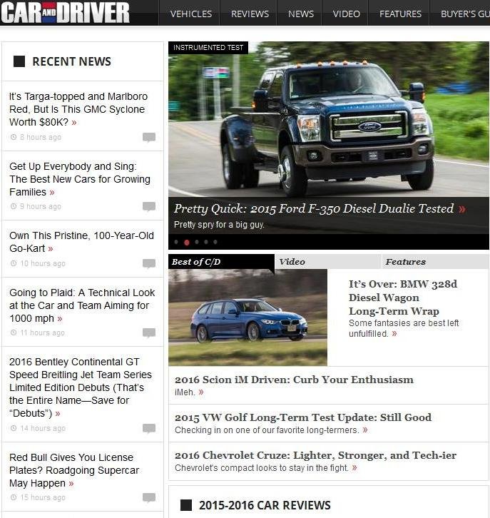 Car And Driver magaine