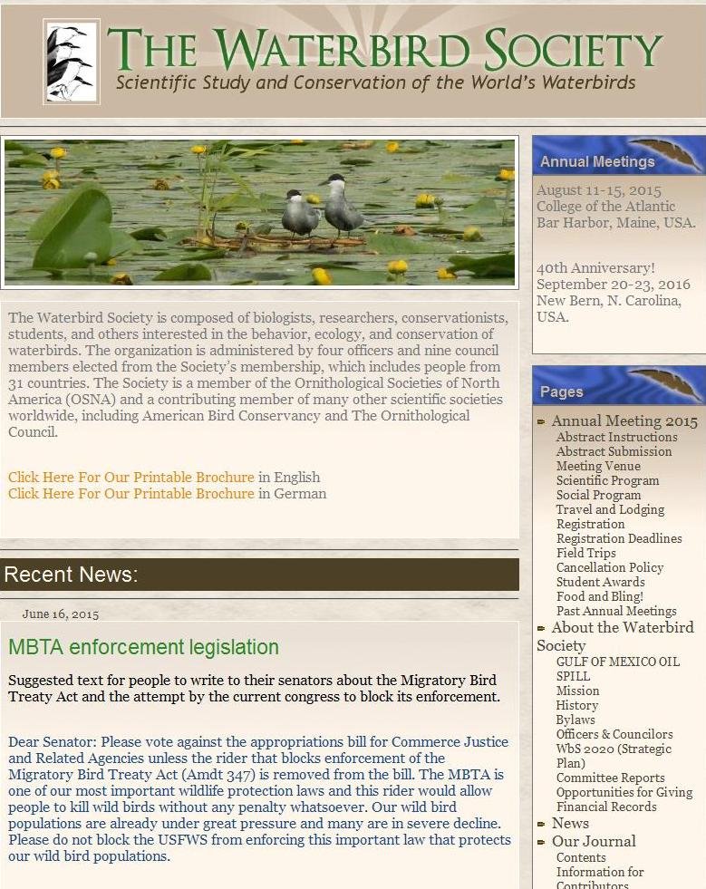 Waterbird Society