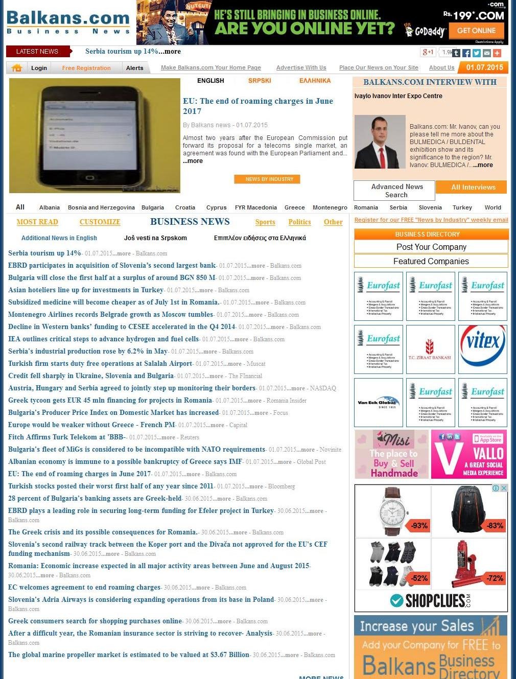 Balkans.Com Business News