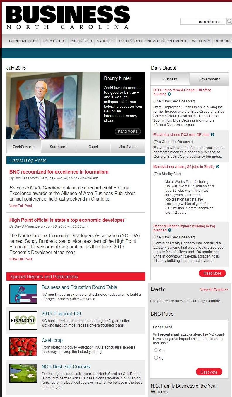 Business North Carolina Magazine