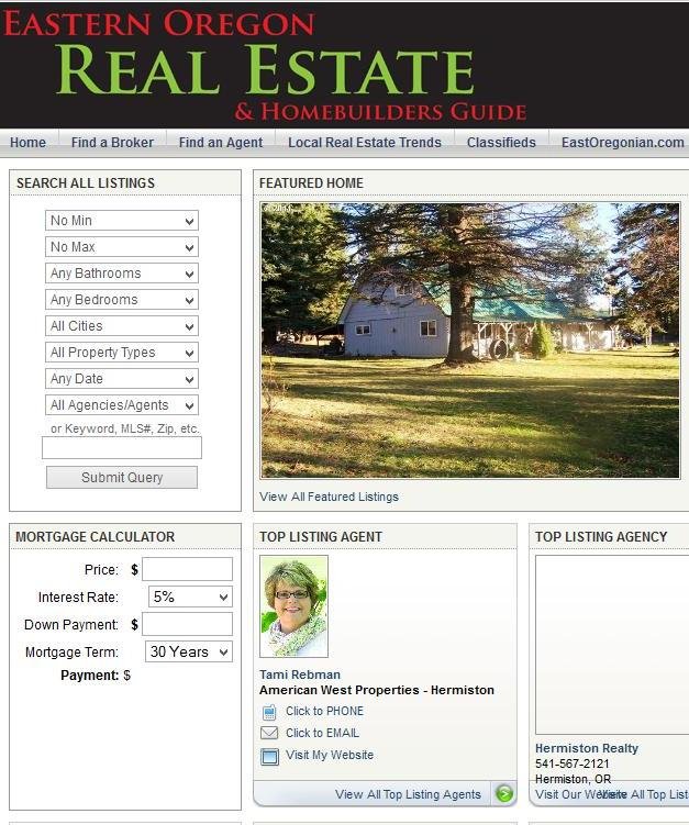 Eastern Oregon Real Estate & Home Builders