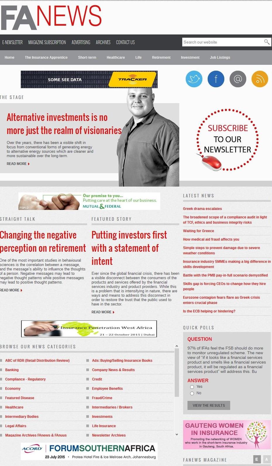 Financial Advisors News