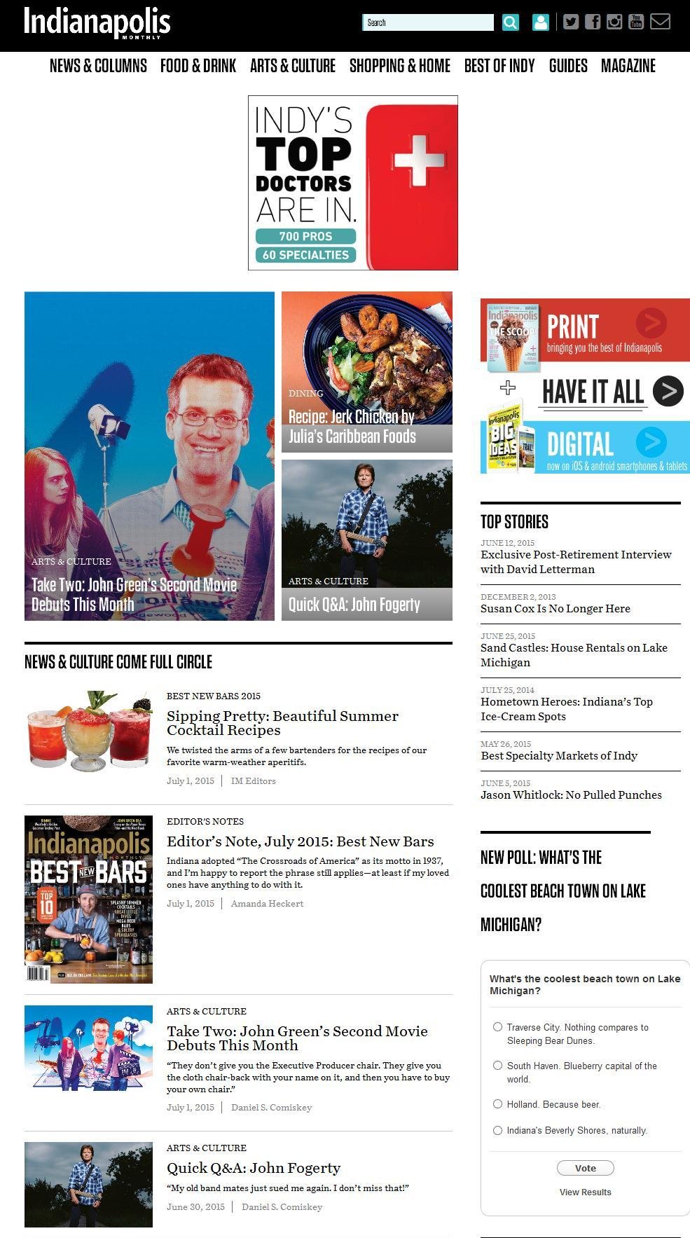 Indianapolis Monthly Magazine