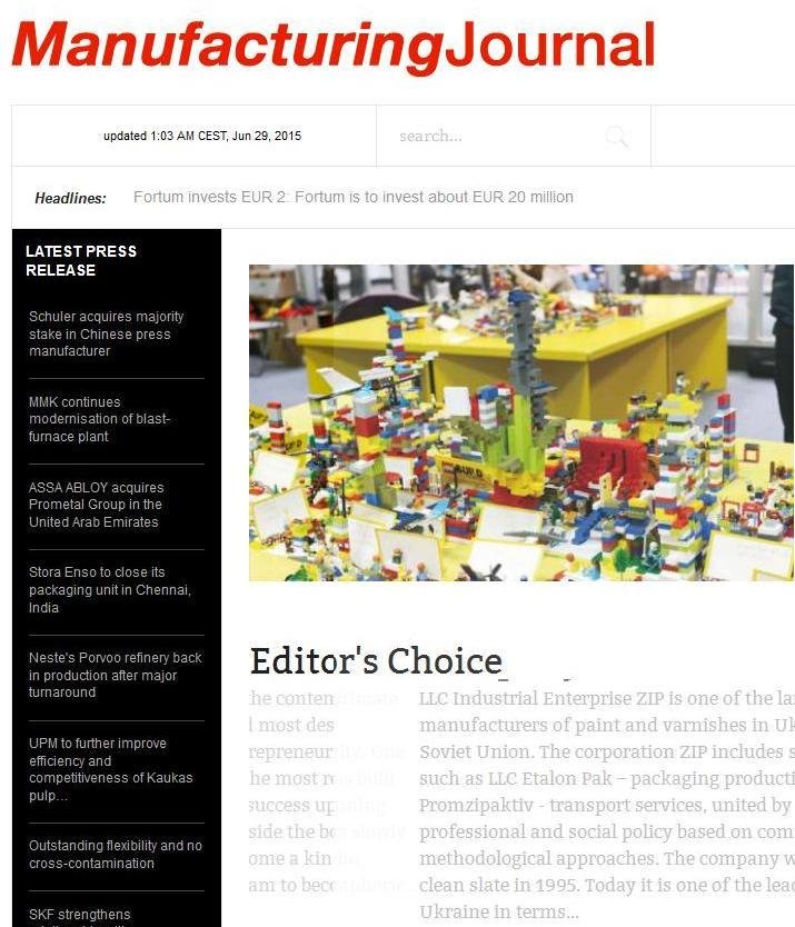 Manufacturing Journal