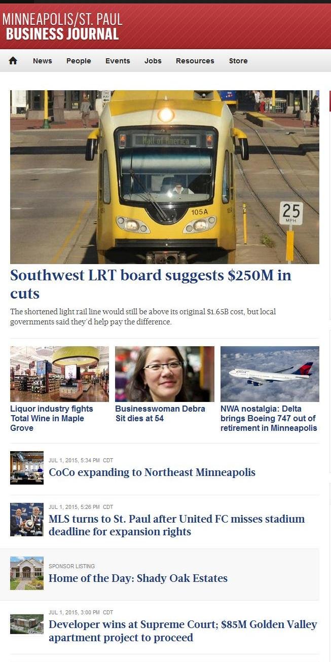 Minneapolis St. Paul Business Journal