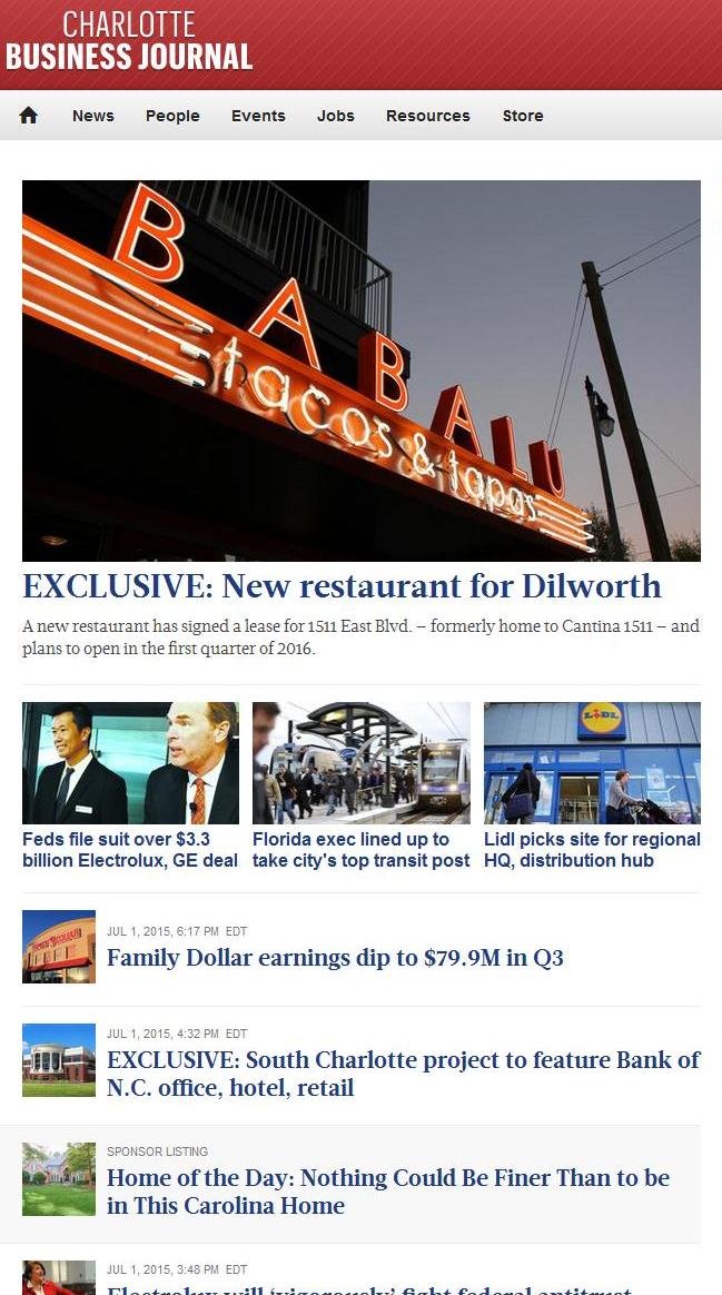 The Business Journal Of Charlotte