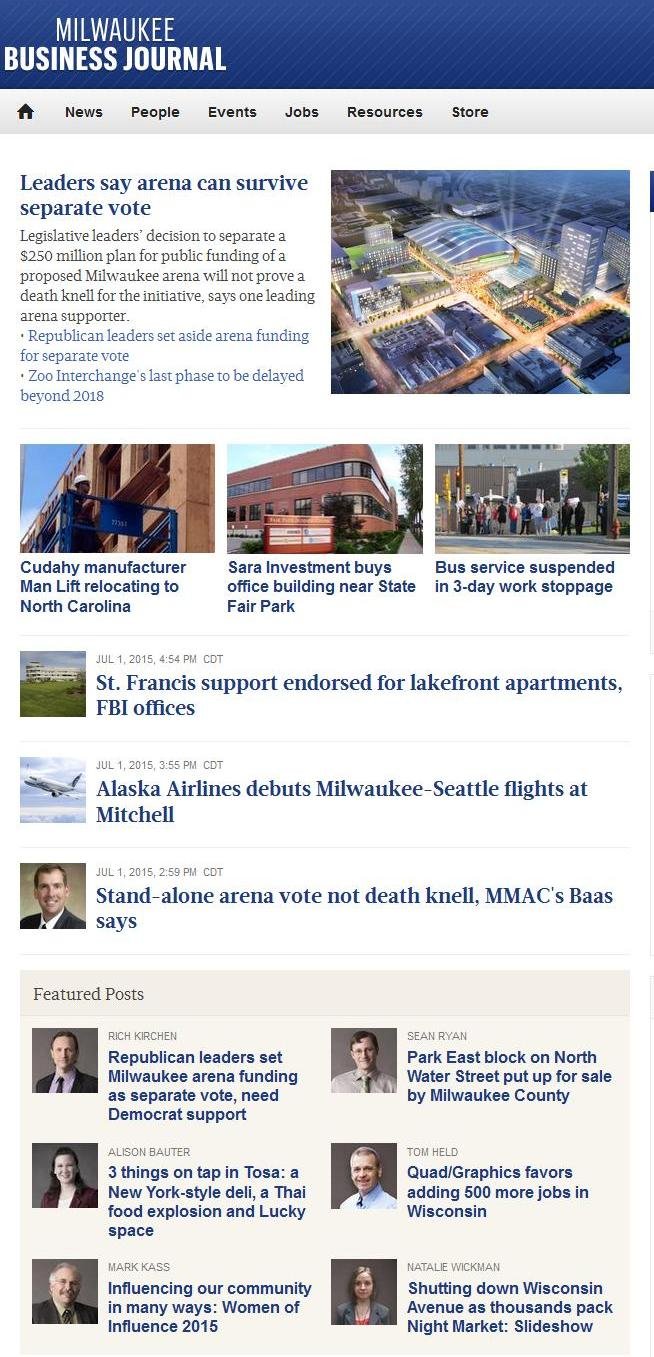 The Business Journal Serving Greater Milwaukee