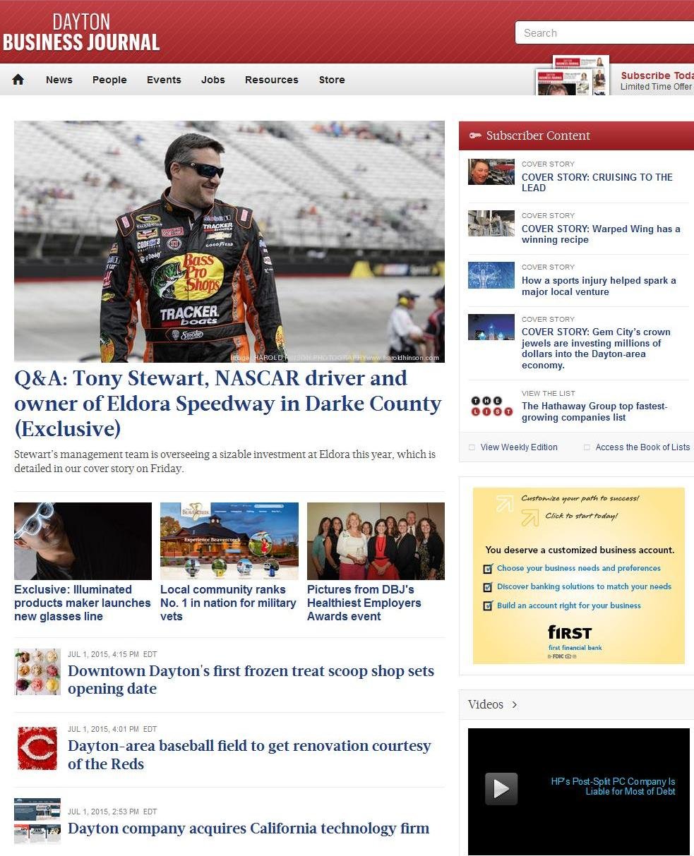 The Business News Of Dayton
