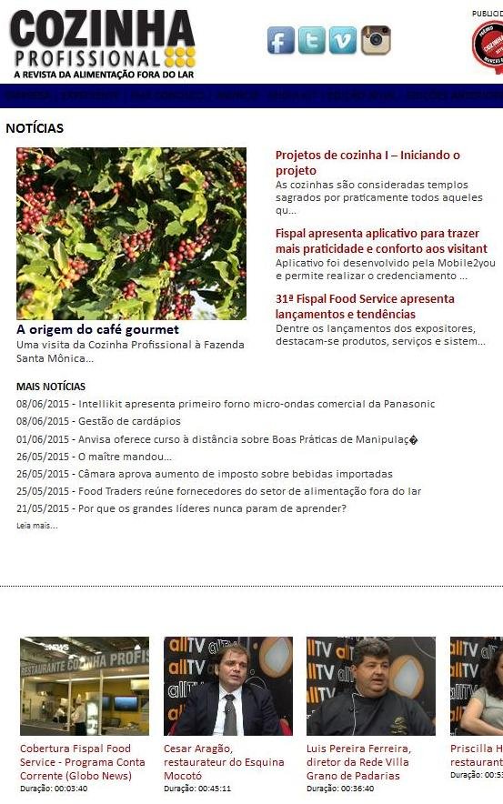 Cozinha Profissional live magazine Cozinha Profissional