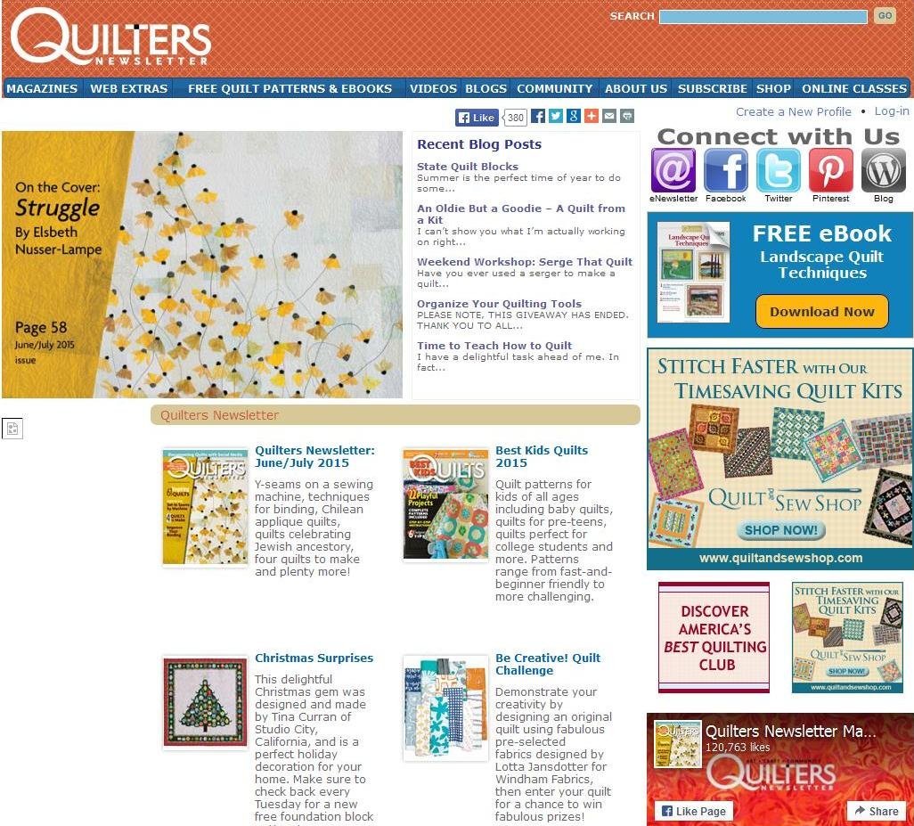 Quilters Newsletter