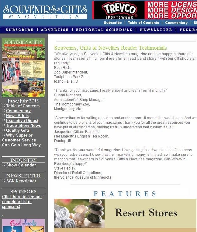 Souvenirs, Gifts & Novelties