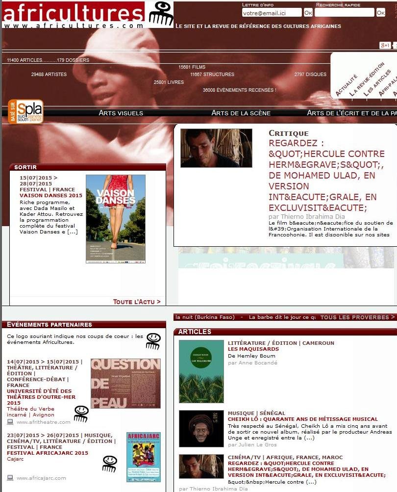 Africultures Newsletter