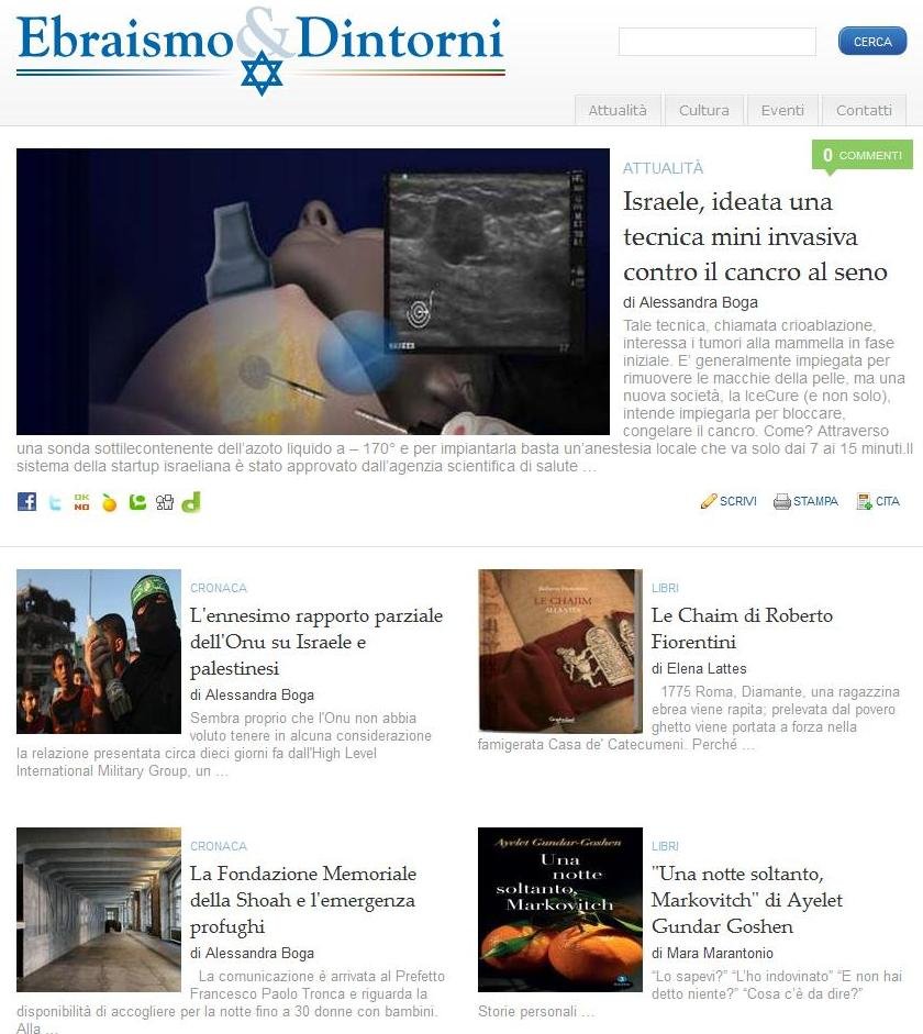 Ebraismo E Dintorni Magazine