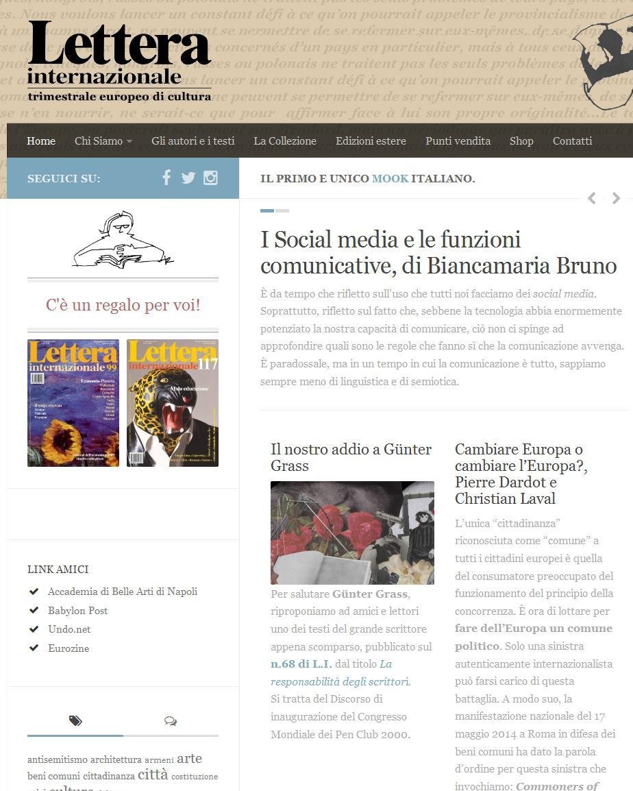 Lettera Internazionale