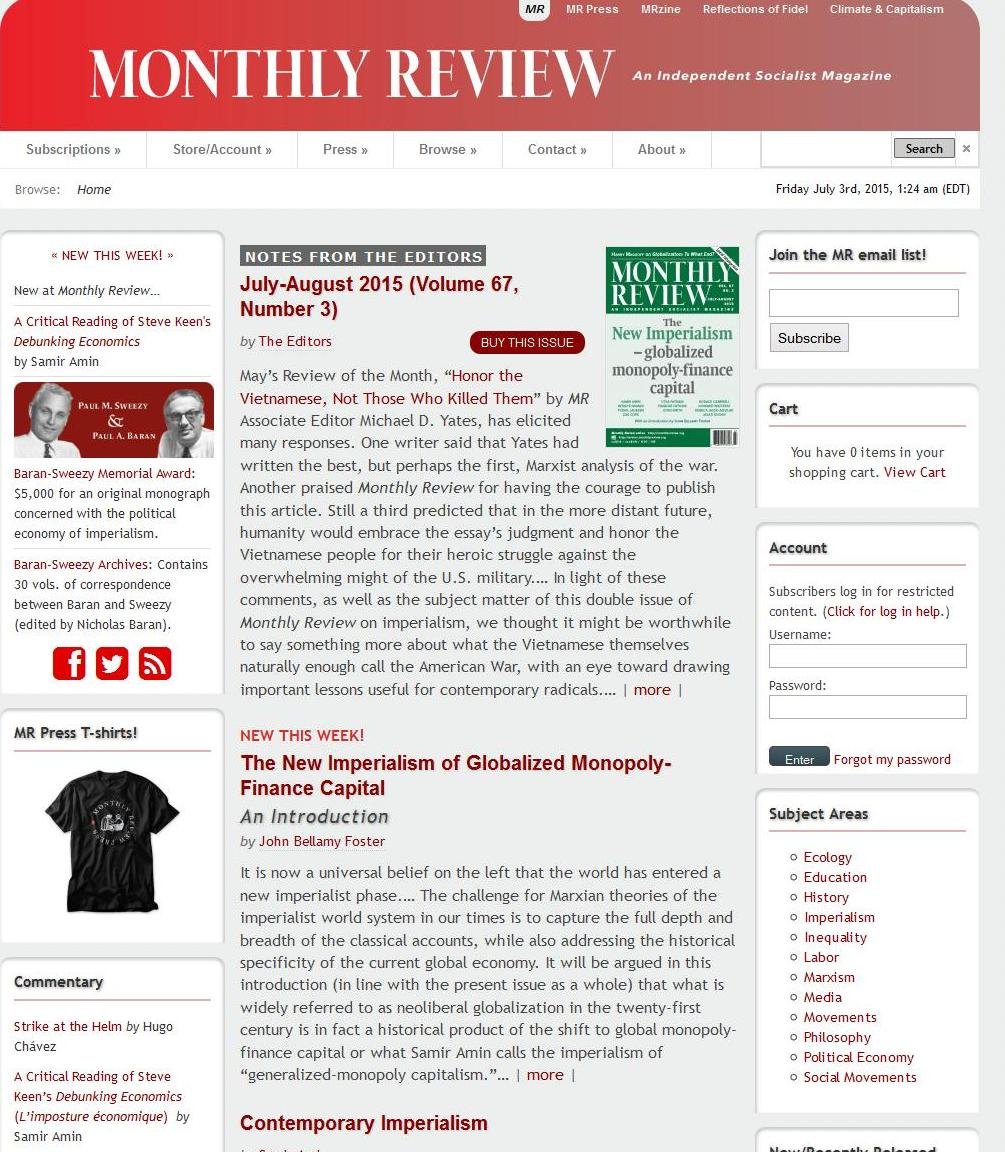 Monthly Review