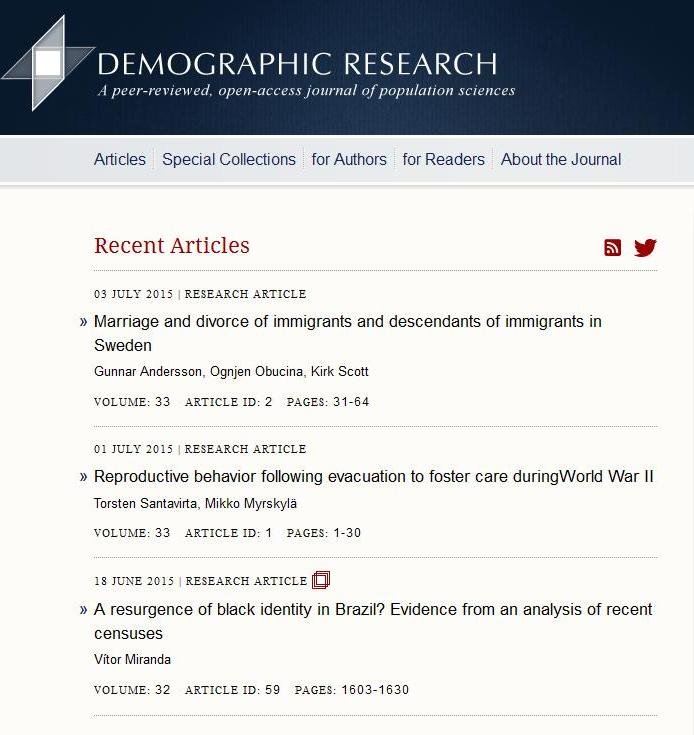 Demographic Research