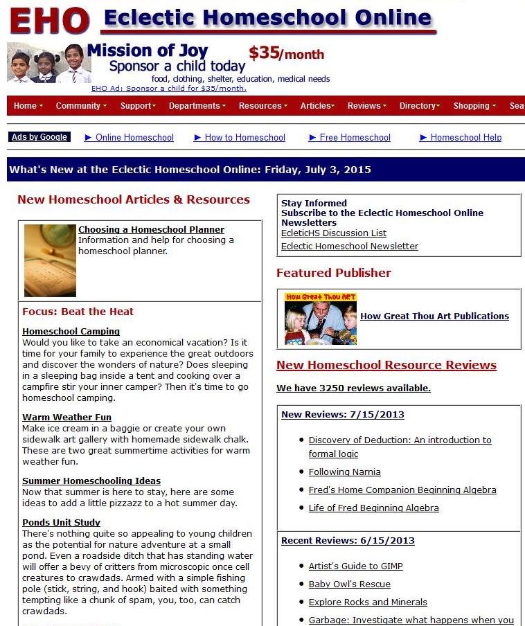 Eclectic Home School