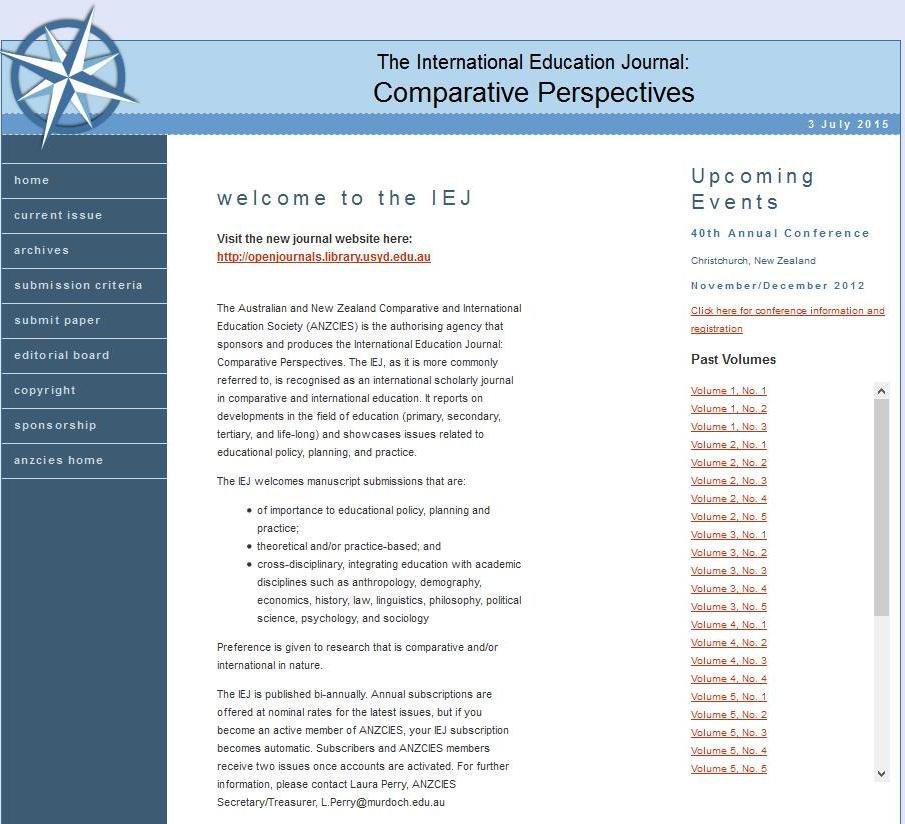 International Education Journal (Iej)