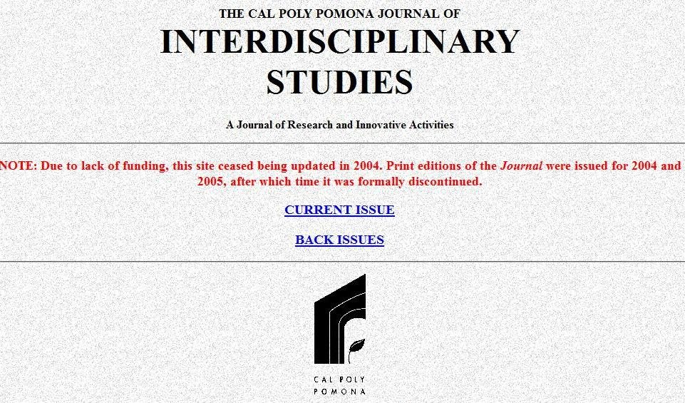 Journal Of Interdisciplinary Studies