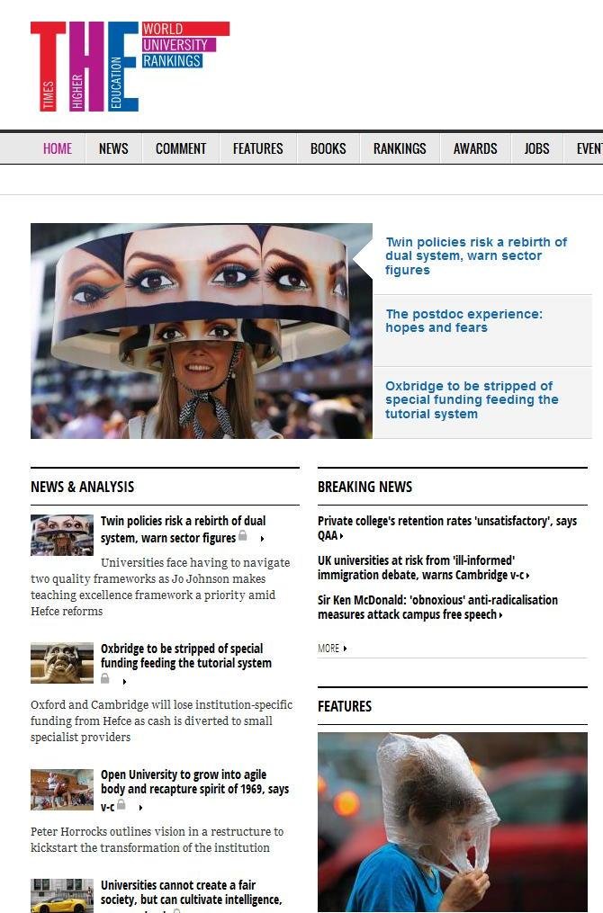 The Times Higher Education Supplement