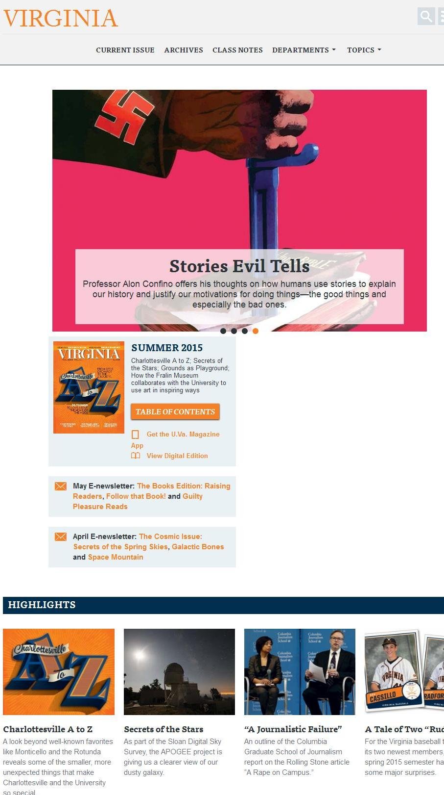 The University Of Virginia Magazine