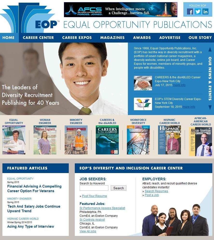 Equal Opportunity Publications (Eop)