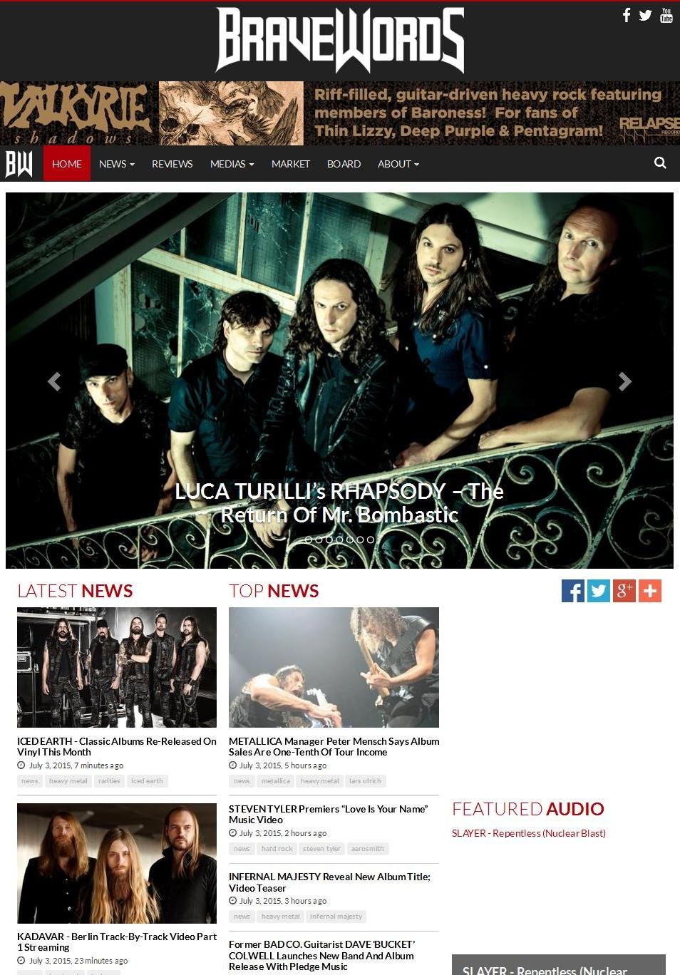 Brave Words & Bloody Knuckles magazine