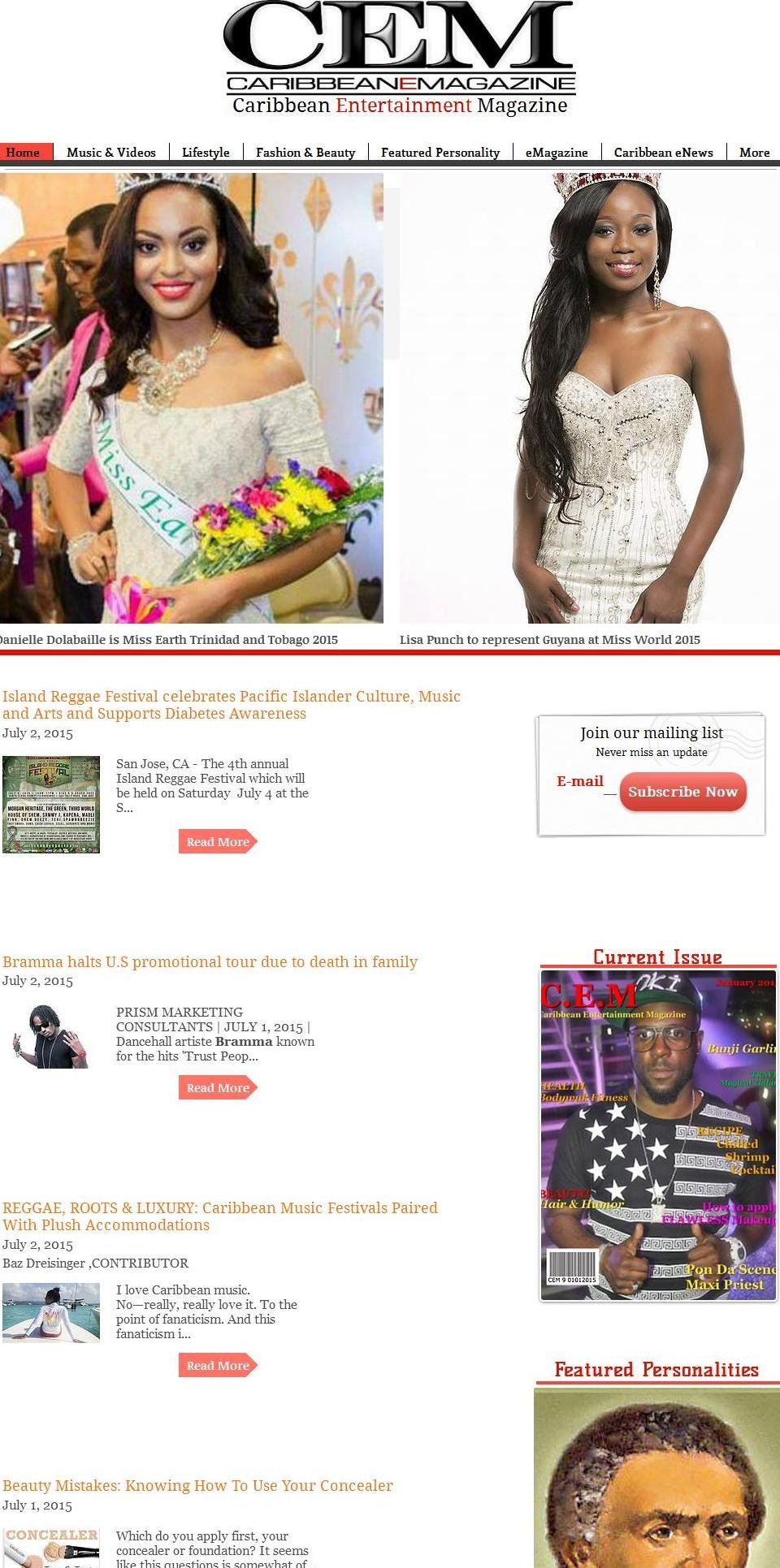 Caribbean Entertainment Magazine