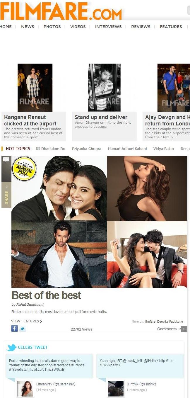 Filmfare Magazine