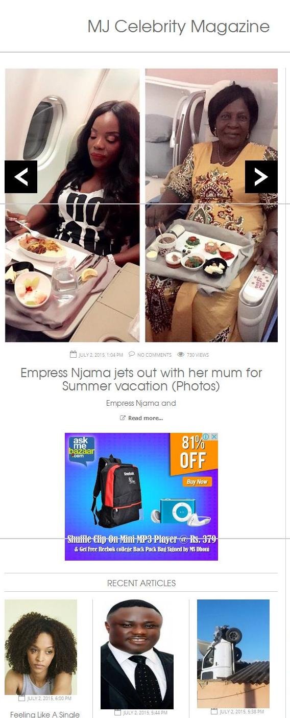 Mercy Johnson Celebrity Magazine