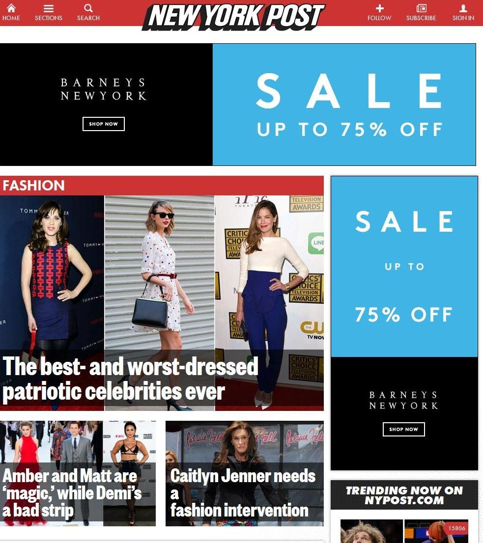 New York Post Fashion