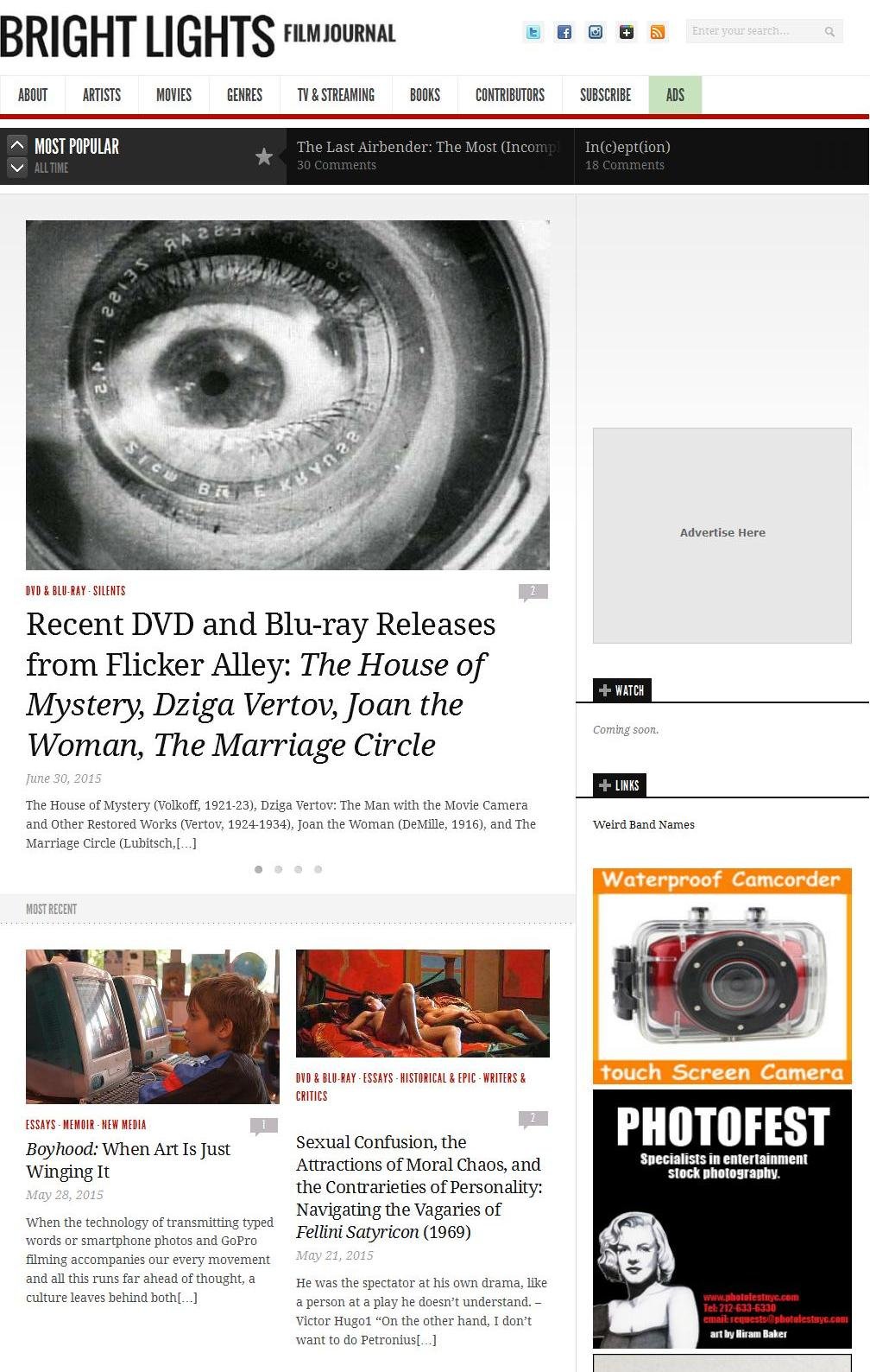 Bright Lights Film Journal