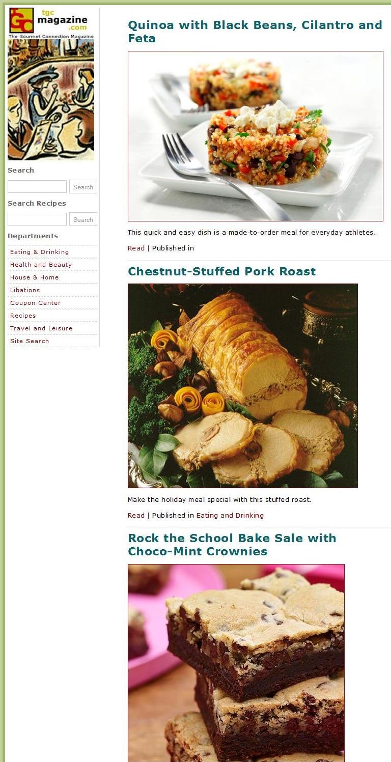 The Gourmet Connection Magazine