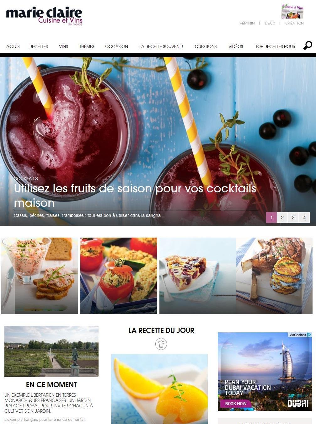 Cuisine Et Vins De France