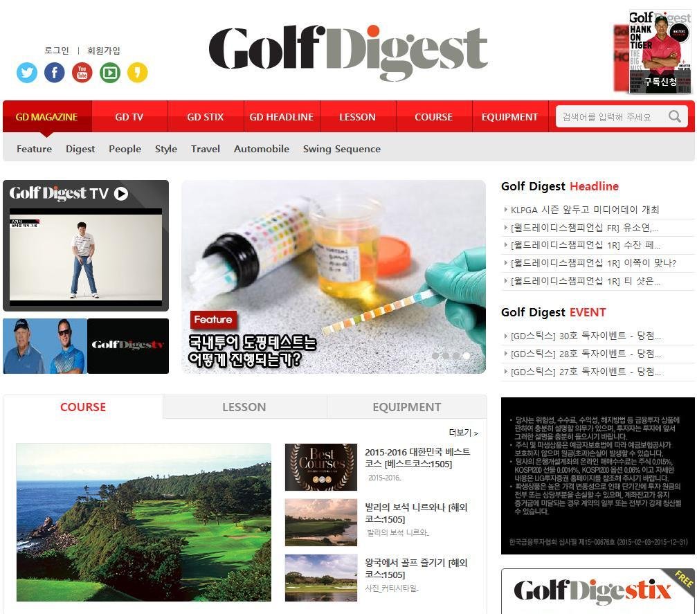 Golf Digest Magazine