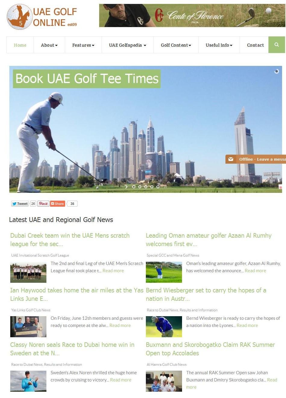 Uae Golf Online