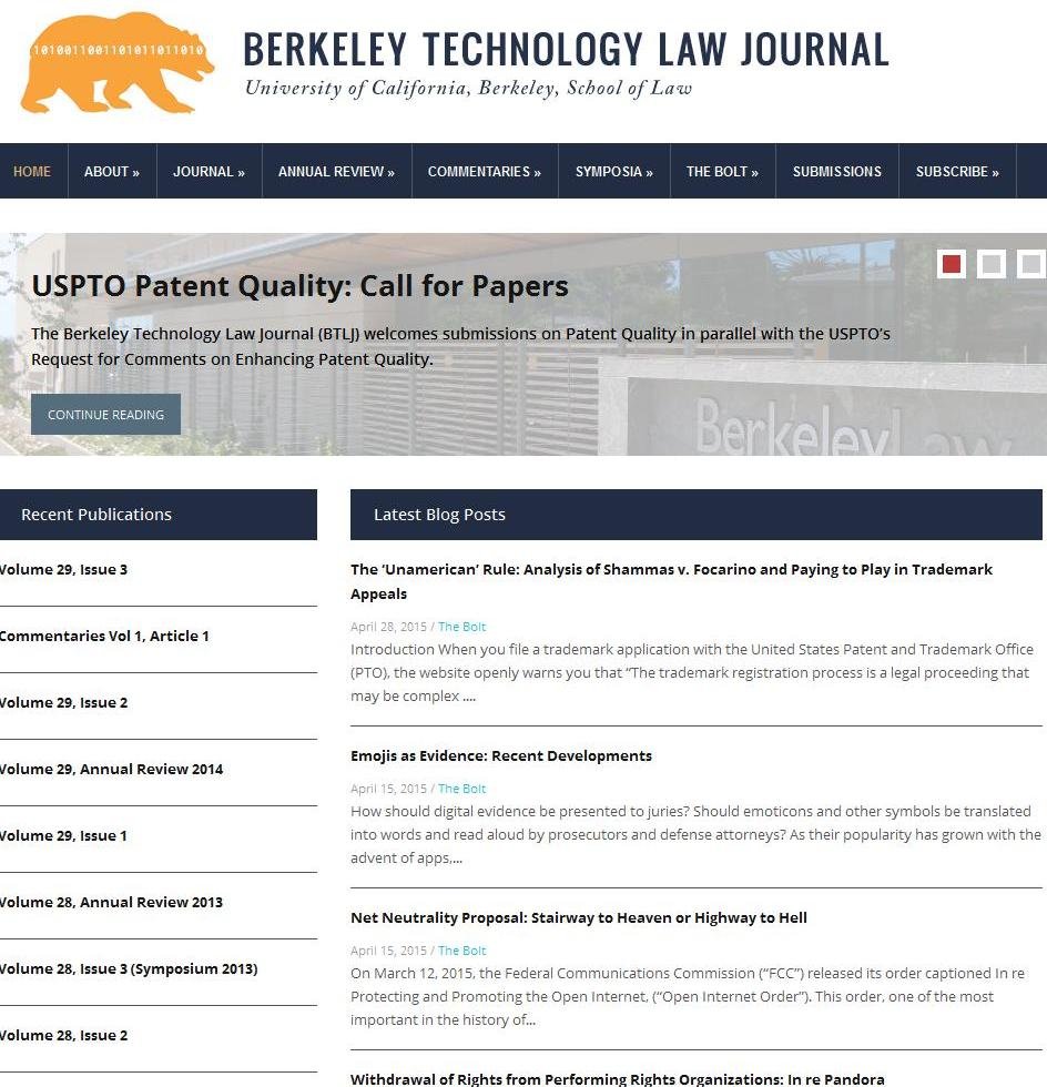 Berkeley Technology Law Journal