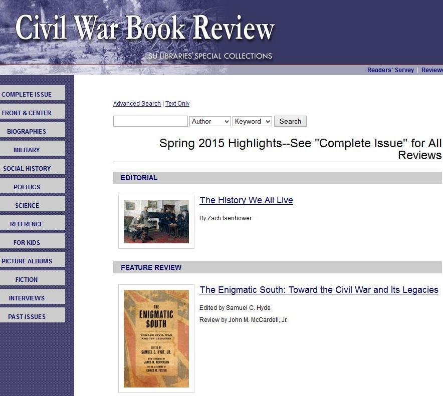 Civil War Book Review