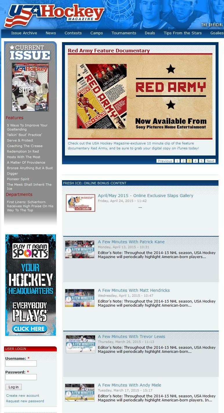 Usa Hockey Magazine