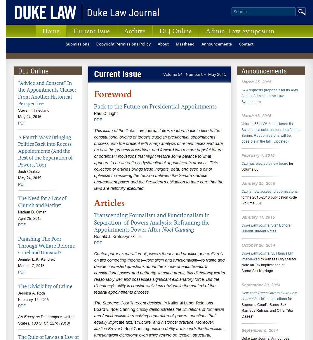 Duke Law Journal