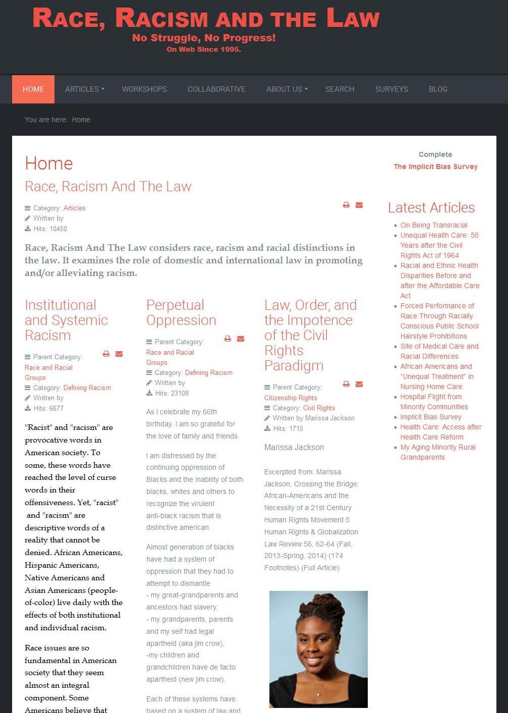 Race Racism And The Law