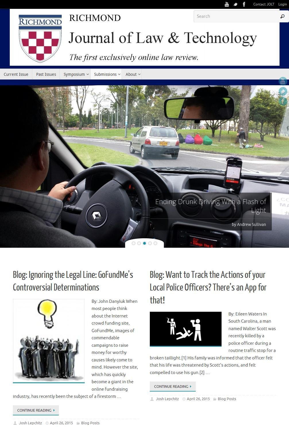 The Richmond Journal Of Law & Technology Magazine