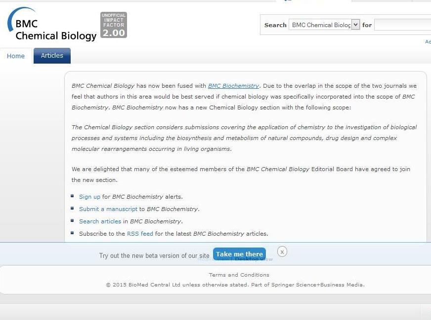 Bmc Chemical Biology