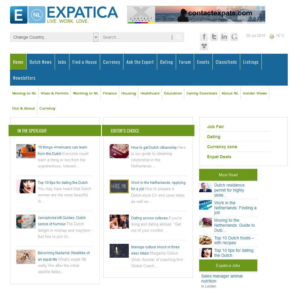 Expatica Netherlands