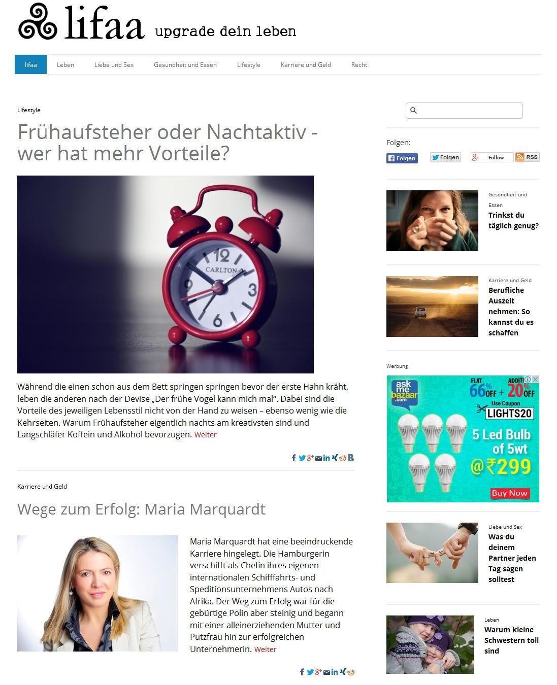 Lifaa Upgrade Dein Leben