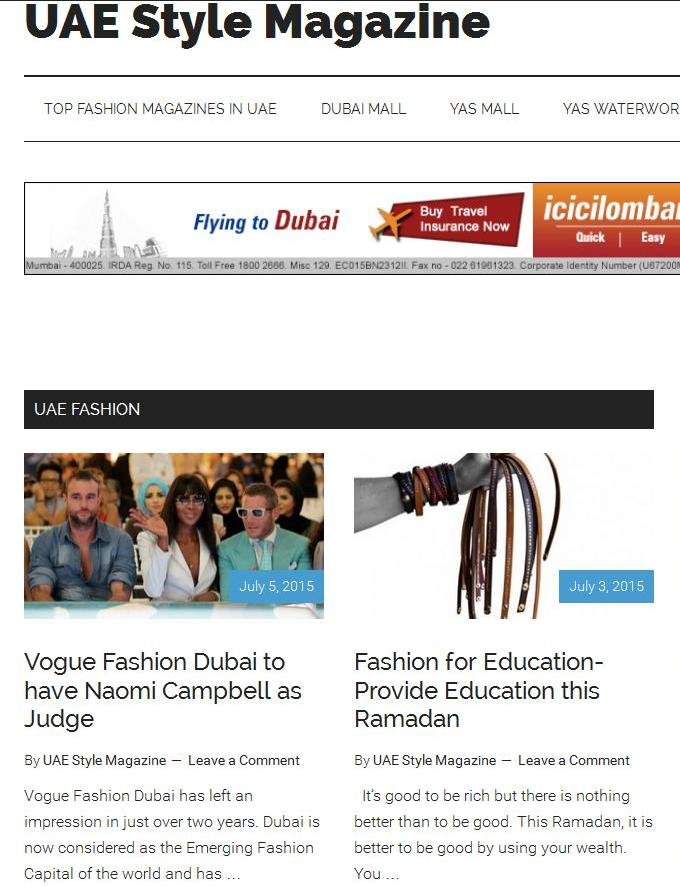 Uae Style Magazine