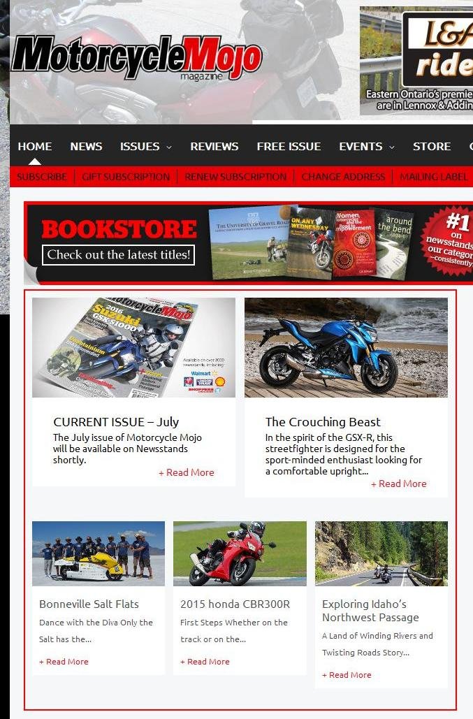 Motorcycle Mojo Magazine
