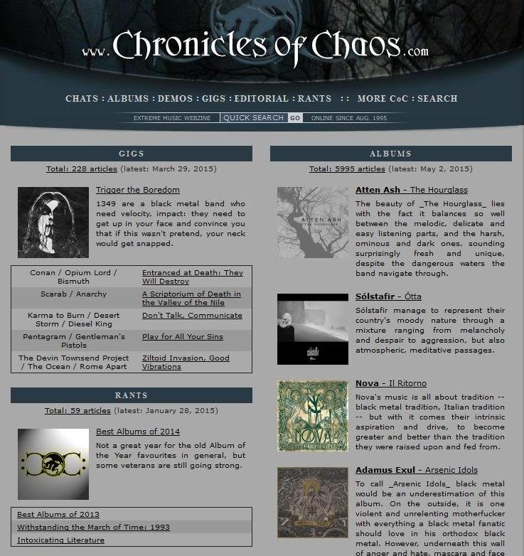 Chronicles Of Chaos