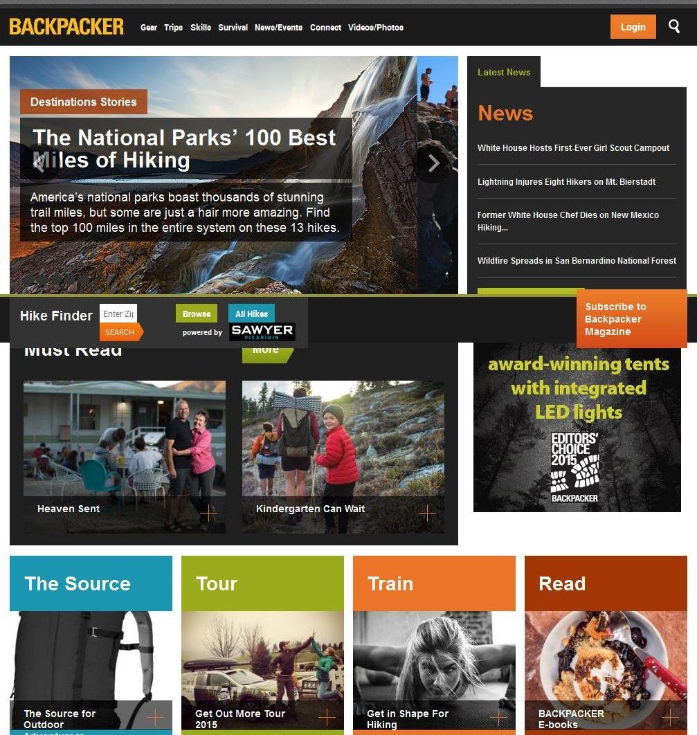 Backpacker Magazine